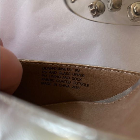 💎✨ Steve Madden Dunn Sandal Silver Rhinestone Embellished Women’s Size 9 - Picture 3 of 13